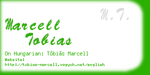 marcell tobias business card